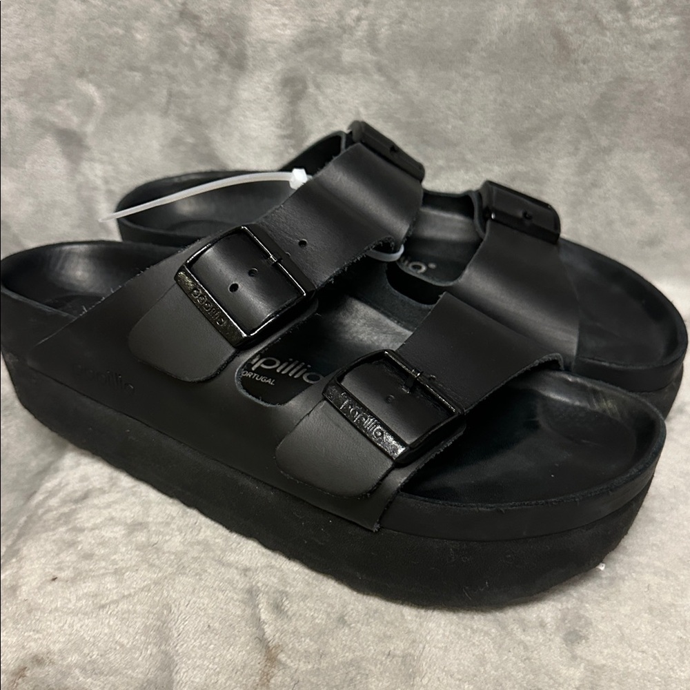 Birkenstock Papillio  Arizona Exquisite Chunky Slide Sandals Size 38 - Picture 3 of 8